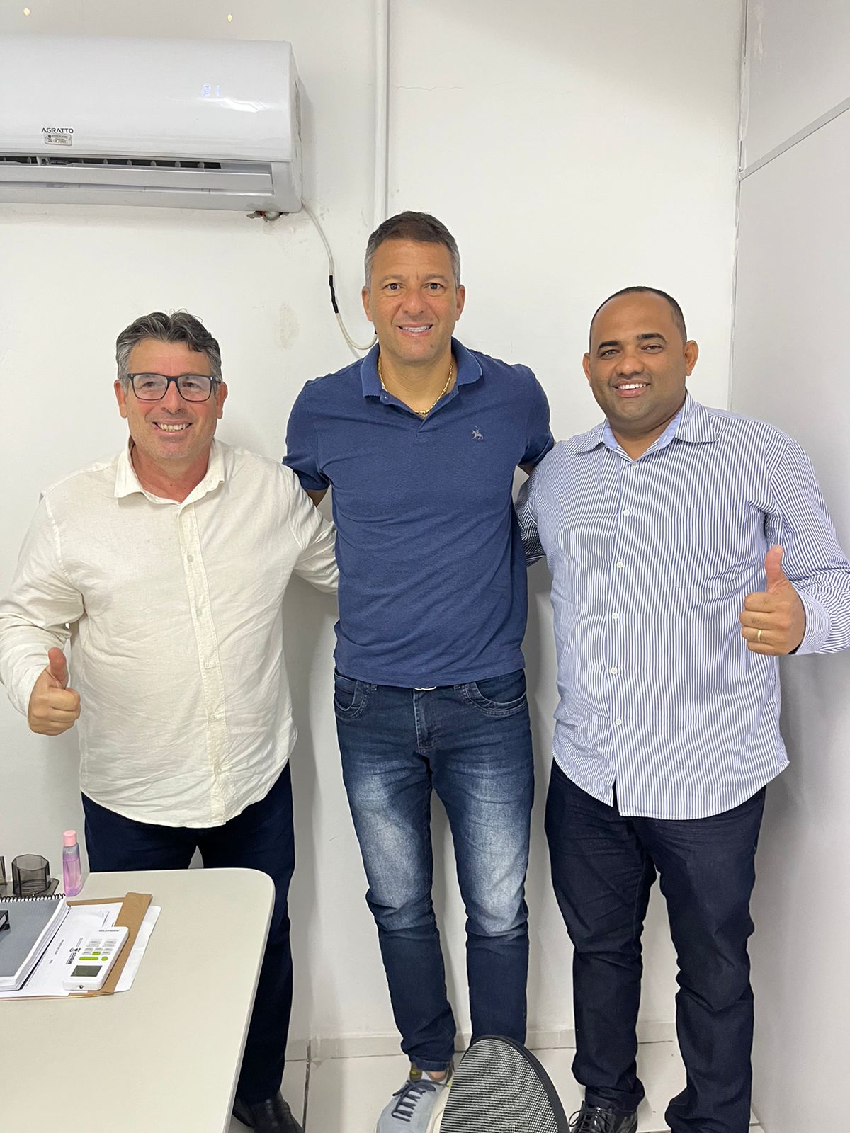 Diretor de Esporte Claudio Vasconcelos, Washington Coração Valente Ramire Beserra Secretario Municipal de Esportes de Canindé.