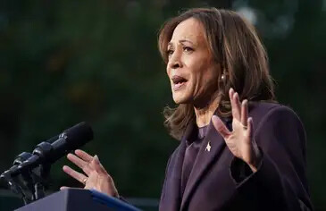 Kamala Harris discursa  na Howard University em Washington
06/11/2024
REUTERS/Kevin Lamarque