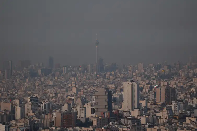 Majid Asgaripour/Wana via Reuters/proibida a reprodução Vista de Teerã após explosões
26/10/2024 Majid Asgaripour/WANA (West Asia News Agency) via REUTERS