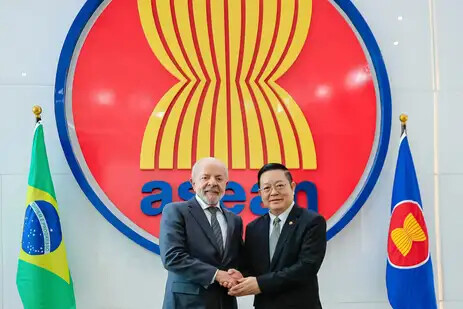 Jacarta, 24/10/2025 - Presidente da República, Luiz Inácio Lula da Silva, durante encontro na Secretaria-Geral da Associação das Nações do Sudeste Asiático (ASEAN). Foto: Ricardo Stuckert/PR