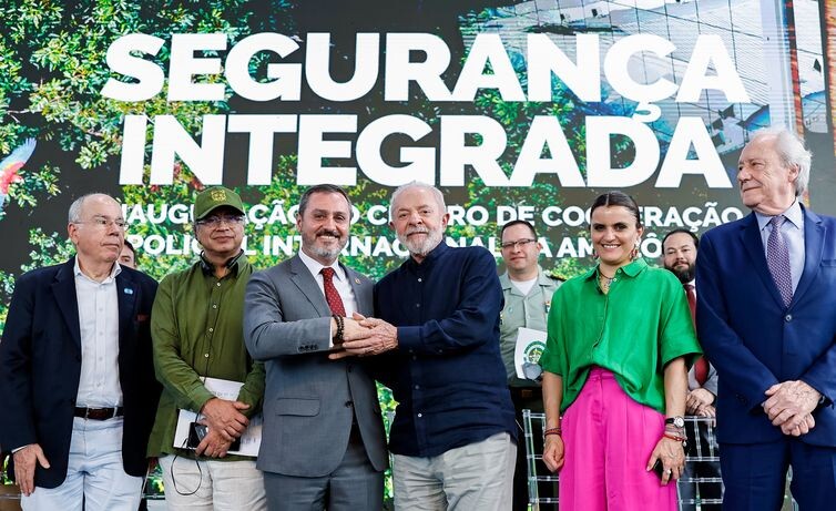 Ricardo Stuckert/PR Manaus (AM), 09/09/2025 - Presidente da República, Luiz Inácio Lula da Silva, durante visita e cerimônia de inauguração do Centro de Cooperação Policial Internacional da Amazônia (CCPI Amazônia). Foto: Ricardo Stuckert/PR