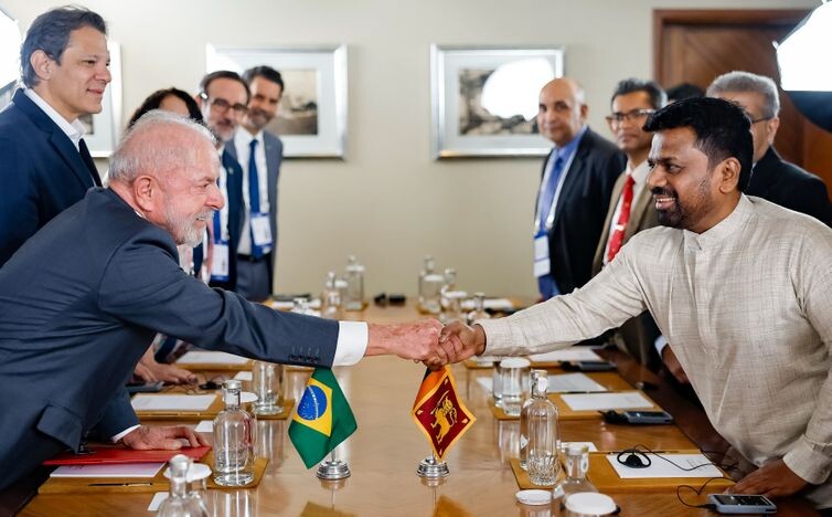 Ricardo Stuckert / PR 19.02.2026 - Presidente da República, Luiz Inácio Lula da Silva, durante reunião Bilateral com Presidente do Sri Lanka, Anura Kumara Dissanayake.
Nova Délhi - Índia.Foto: Ricardo Stuckert / PR