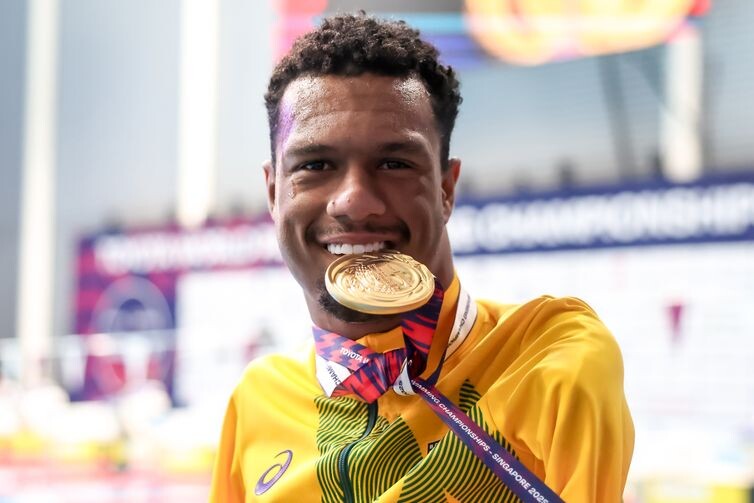 Singapura, 26/09/2025 - Nadador Gabriel Araújo no Mundial Paralímpico de Natação - Singapura 2025 -
Foto: Wander Roberto/CPB