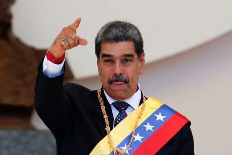 Presidente da Venezuela, Nicolás Maduro, durante cerimônia de posse para um terceiro mandato no cargo em Caracas
10/01/2025 REUTERS/Leonardo Fernandez Viloria