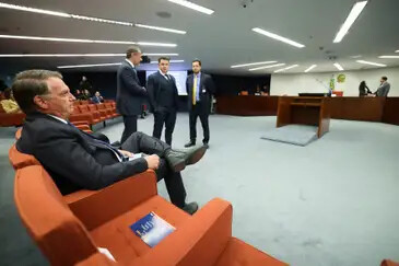 Brasília (DF) 25/03/2025 - O Supremo Tribunal Federal (STF) começa a julgar, o ex-presidente Jair Bolsonaro e mais sete denunciados pela trama golpista vão se tornar réus na ação.
O caso será julgado pela Primeira Turma da Corte, colegiado formado por cinco dos 11 ministros que compõem o tribunal.
Foto: Antonio Augusto/STF