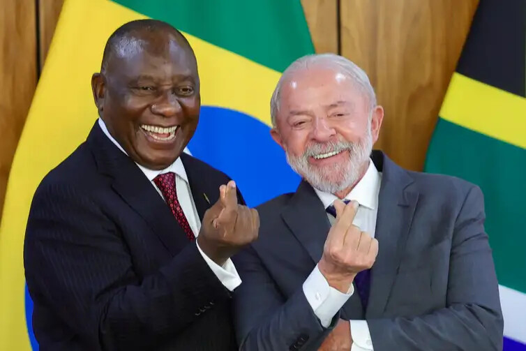 Fabio Rodrigues-Pozzebom/Agência Brasil Brasília, 09/03/2026 Declaração a imprensa, durante encontro do presidente Luiz Inácio Lula da Silva com o presidente da África do Sul, Cyril Ramaphosa. Foto: Fabio Rodrigues-Pozzebom/ Agência Brasil