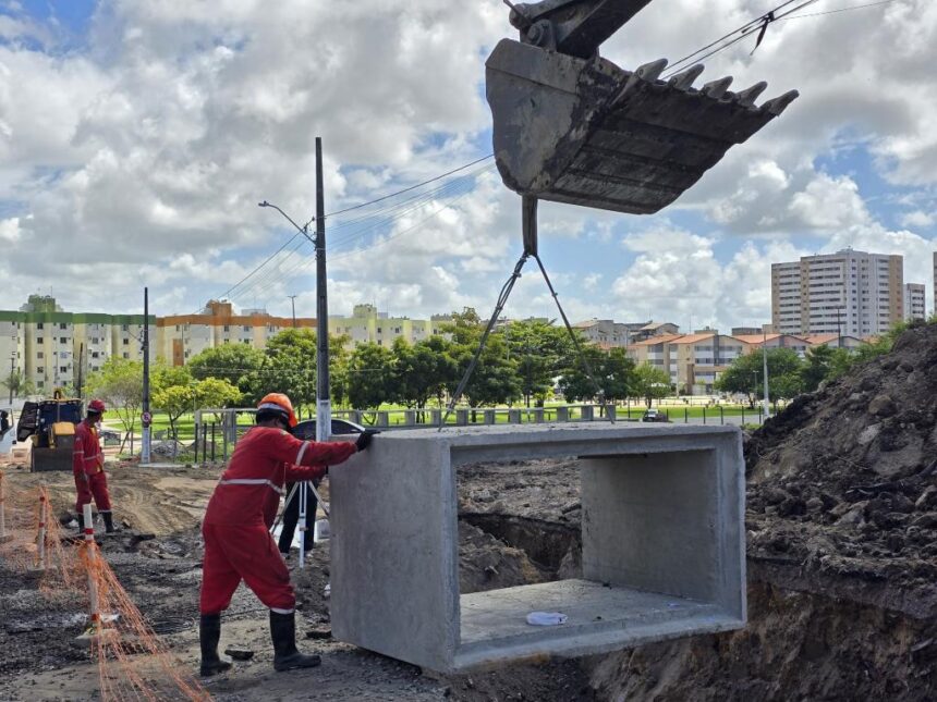 Aracaju amplia drenagem no Jabotiana com investimento de mais de R$ 7 milhões