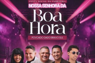 Festa Social da Padroeira Nossa Senhora da Boa Hora agita Gado Bravo Sul em agosto