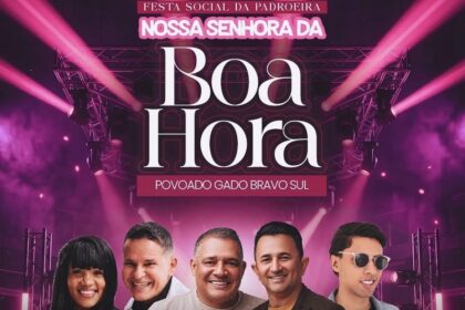 Festa Social da Padroeira Nossa Senhora da Boa Hora agita Gado Bravo Sul em agosto