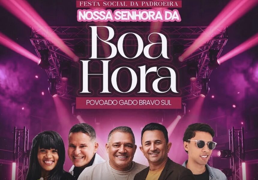 Festa Social da Padroeira Nossa Senhora da Boa Hora agita Gado Bravo Sul em agosto