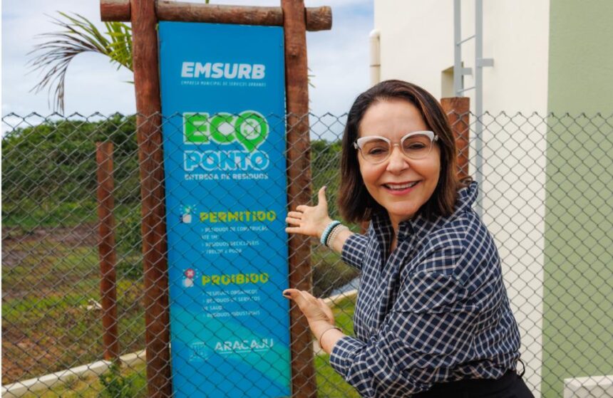 Inauguração de Ecoponto em Porto Dantas amplia descarte sustentável em Aracaju