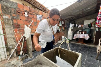 Infestação do Aedes em Aracaju diminui, mas três bairros seguem em alerta