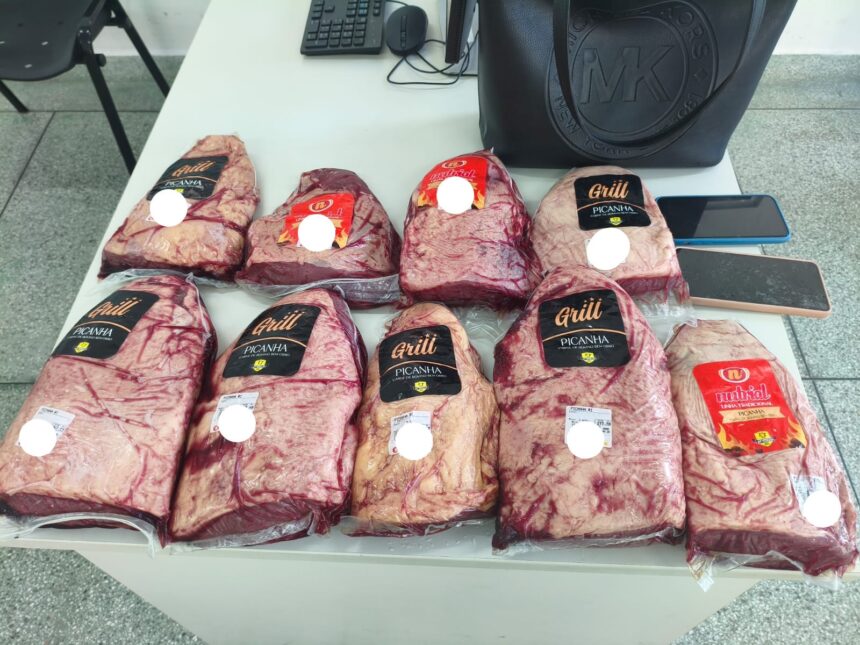 Mulher é presa em Aracaju por furto de picanha em estabelecimento comercial