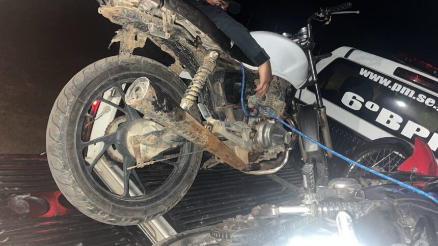 PM persegue motociclista e apreende veículo adulterado em Itaporanga