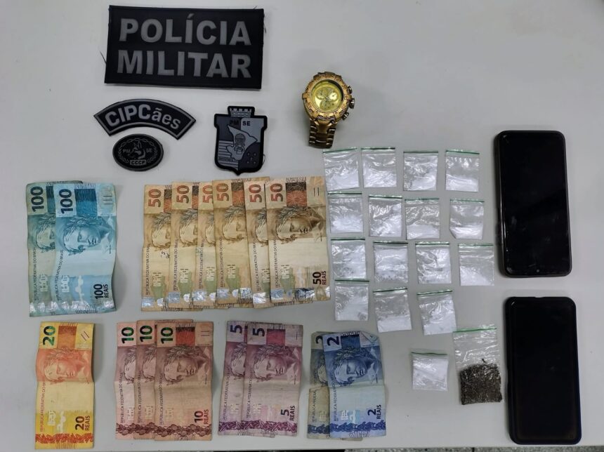 Polícia prende suspeito com drogas e mandado em aberto em Laranjeiras