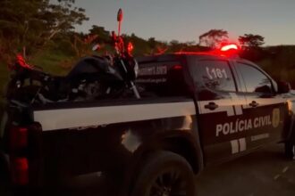 Polícias Civil e Militar fecham desmanche de motos em Riachuelo