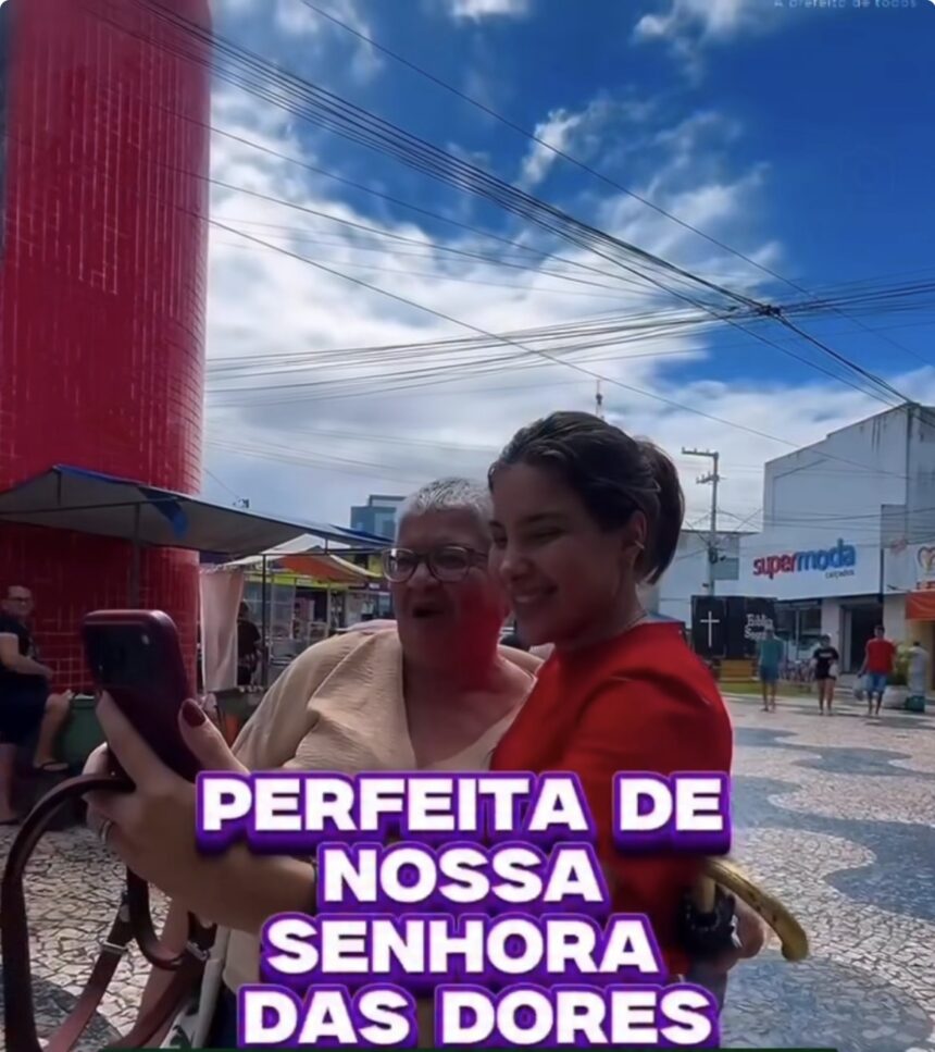 Prefeita de Dores percorre feira livre e escuta demandas de comerciantes