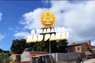 Rua João Marinho recebe obras de recuperação asfáltica em Canindé