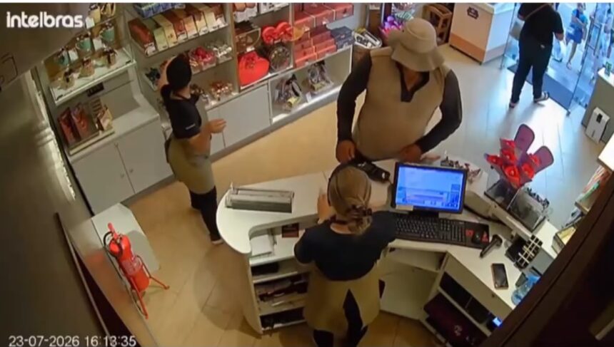 Suspeito de roubo em loja de chocolates é preso em Nossa Senhora da Glória