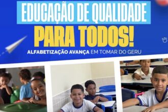 Tomar do Geru sobe nota no IDESE 2025 e avança na educação pública