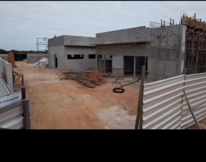 UBS de Fazenda Nova chega à metade das obras em Pacatuba