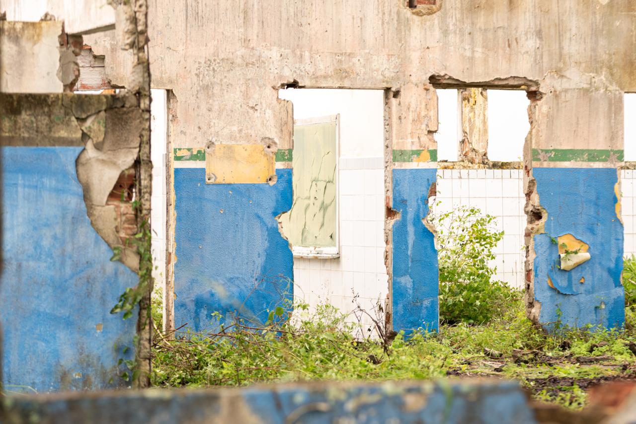 Escola abandonada em Itabaiana