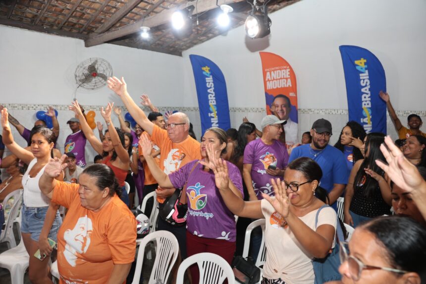 André Moura mobiliza lideranças de Selma França no 18 do Forte