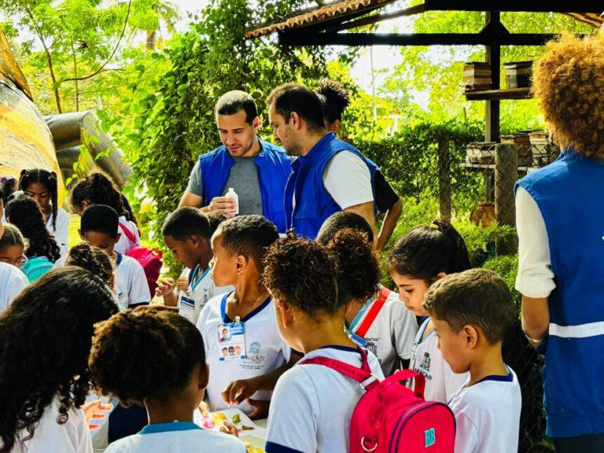 Ateliê Natural leva educação ambiental a alunos de Aracaju