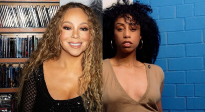 Montagem com as cantoras Mariah Carey e Rochelle Jordan