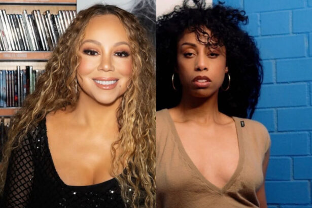 Montagem com as cantoras Mariah Carey e Rochelle Jordan
