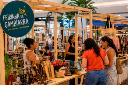 Feira reúne economia criativa sergipana no RioMar Aracaju até sábado