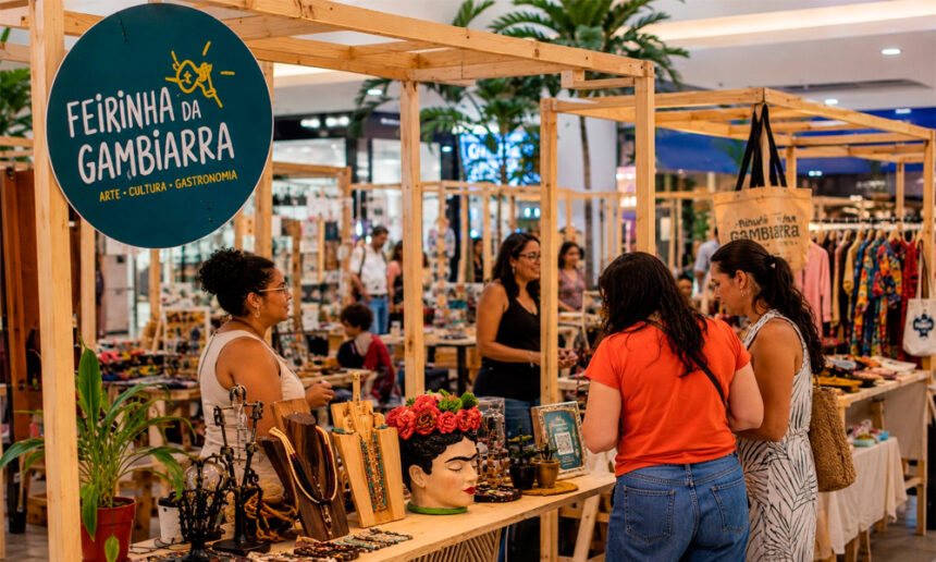 Feira reúne economia criativa sergipana no RioMar Aracaju até sábado
