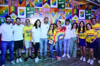 Desembargadora Iolanda Guimarães, presidente do TJSE, durante evento na Orla da Atalaia, em Aracaju