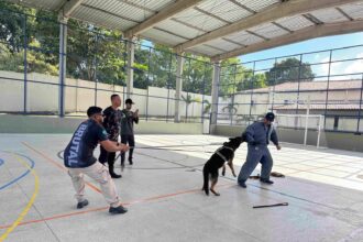 Guardas de Itabaianinha e Tobias Barreto treinam operações com cães