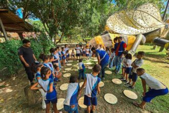 Horto Municipal de Aracaju une educação ambiental e primeira infância
