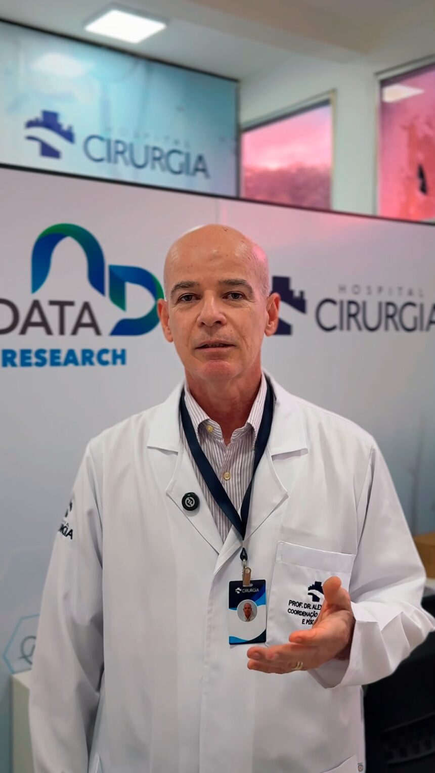 Dr. Alex Vianey, coordenador da Comissão de Residência Médica do Hospital de Cirurgia e diretor médico da NewData