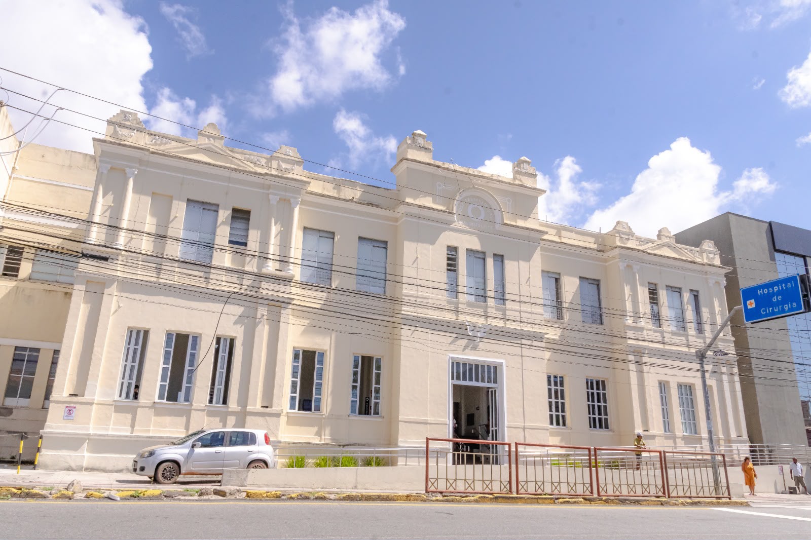 Fachada do Hospital de Cirurgia, em Aracaju