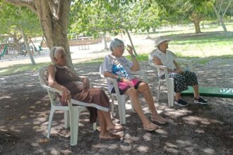 Idosas do Centro Dia participam de atividade no Parque da Sementeira