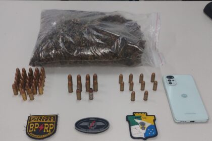 PM prende homem com 453 g de maconha e 47 munições no Santa Maria