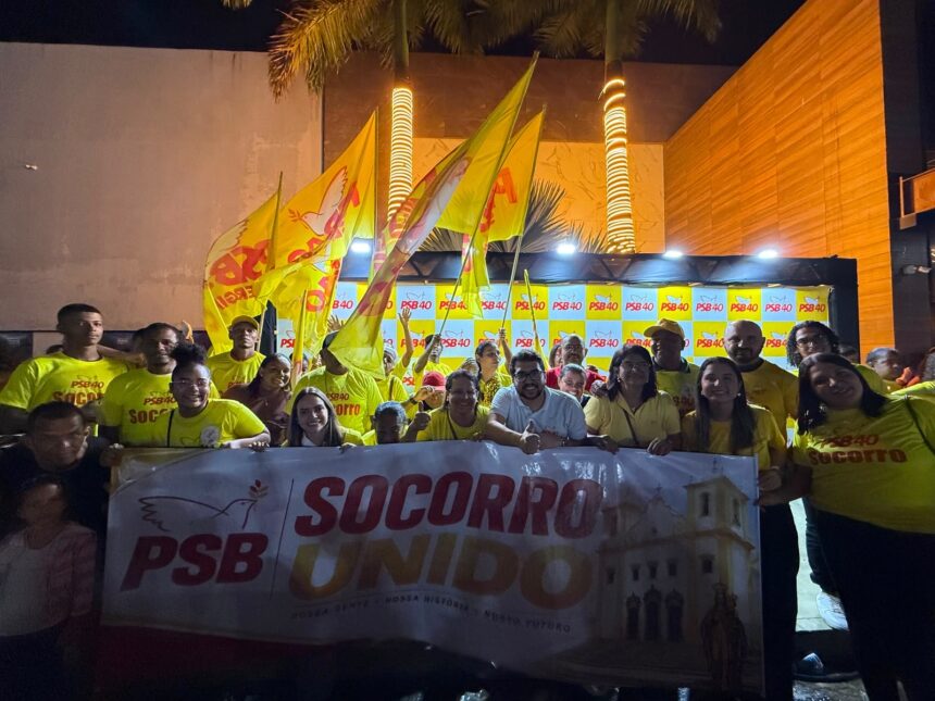 PSB de Socorro reúne centenas e impulsiona Cláudio e Zezinho