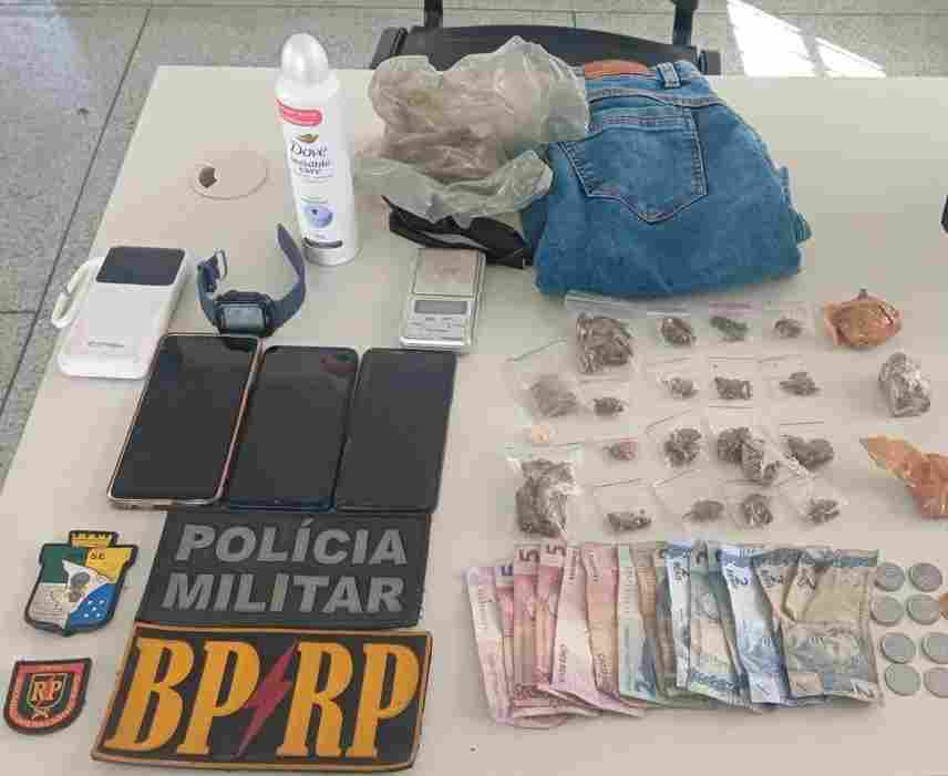 Radiopatrulha detém suspeito de tráfico na região dos Mercados