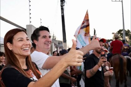 Deputado federal Gustinho Ribeiro na 12ª Cavalgada da Acerola, em Lagarto