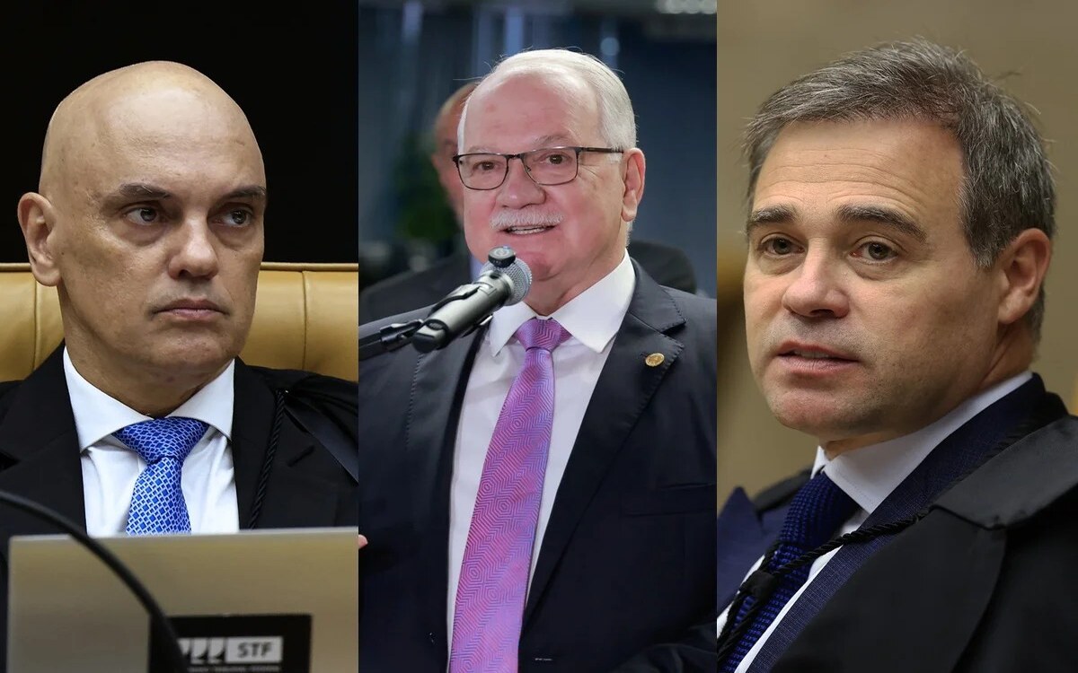 Moraes, Fachin e Mendonça
